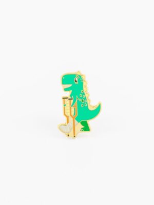 Dino in Crutches