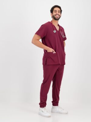 Maroon Jogger Pants