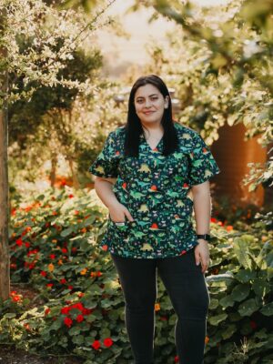 The Dinosaur Scrub Top