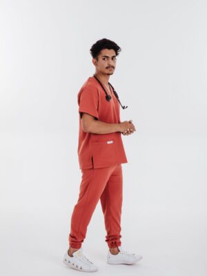 Rust Scrub Jogger Pants