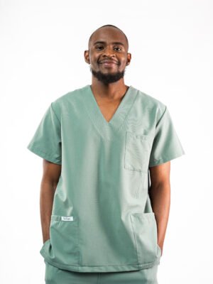 Sage Scrub Top