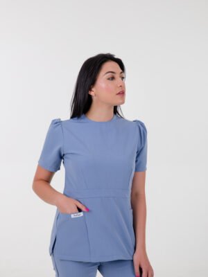 Glacier Peplum Top