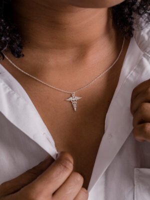 The Silver Hippocratic Sign Necklace