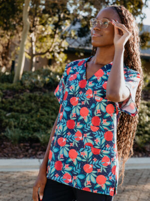 The Pomegranate Top